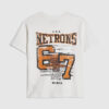 Boys White 67 Basketball T-Shirt