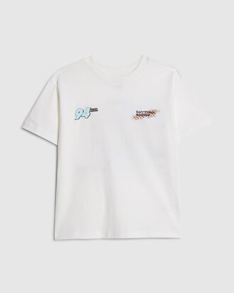 Boys White 94 Racing T-Shirt