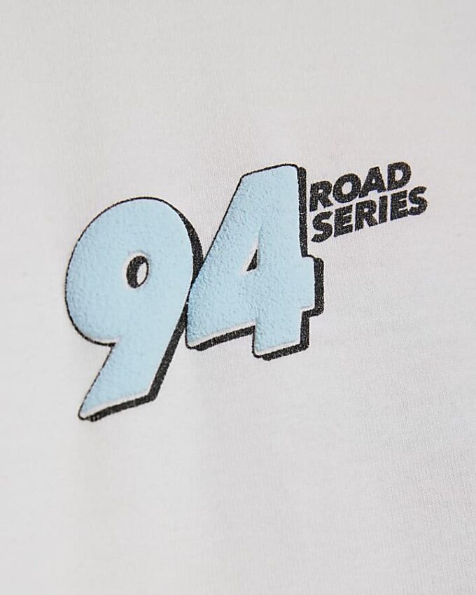 Boys White 94 Racing T-Shirt