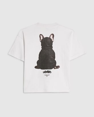 Boys White Frenchie T-Shirt