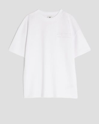 Boys White Luminis Back Print T-Shirt