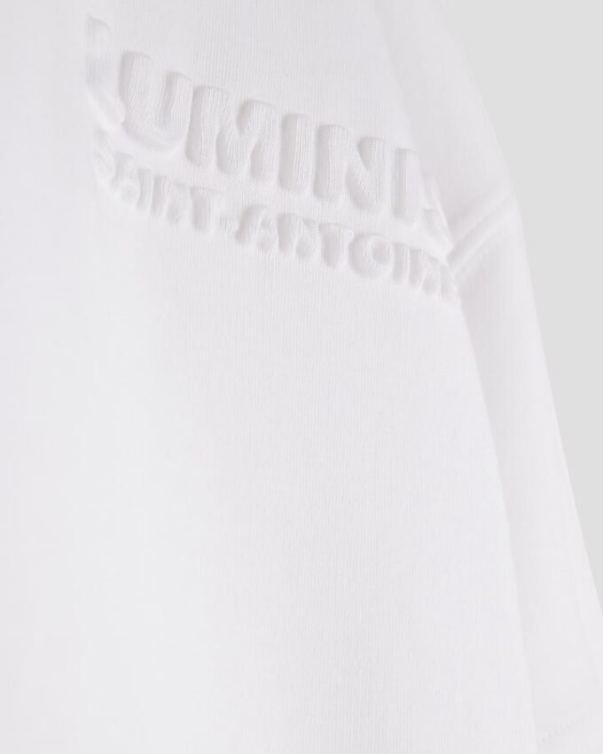 Boys White Luminis Back Print T-Shirt
