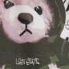 Boys White Oversized Grafitti Bear T-shirt