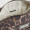 Brown Canvas Leopard Print Holdall Bag