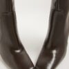 Brown Chisel Toe High Leg Boots