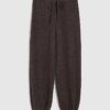 Brown Cosy Balloon Leg Joggers