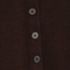 Brown Cosy Long Sleeve Button Up Cardigan