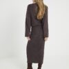 Brown Cosy Midi Skirt