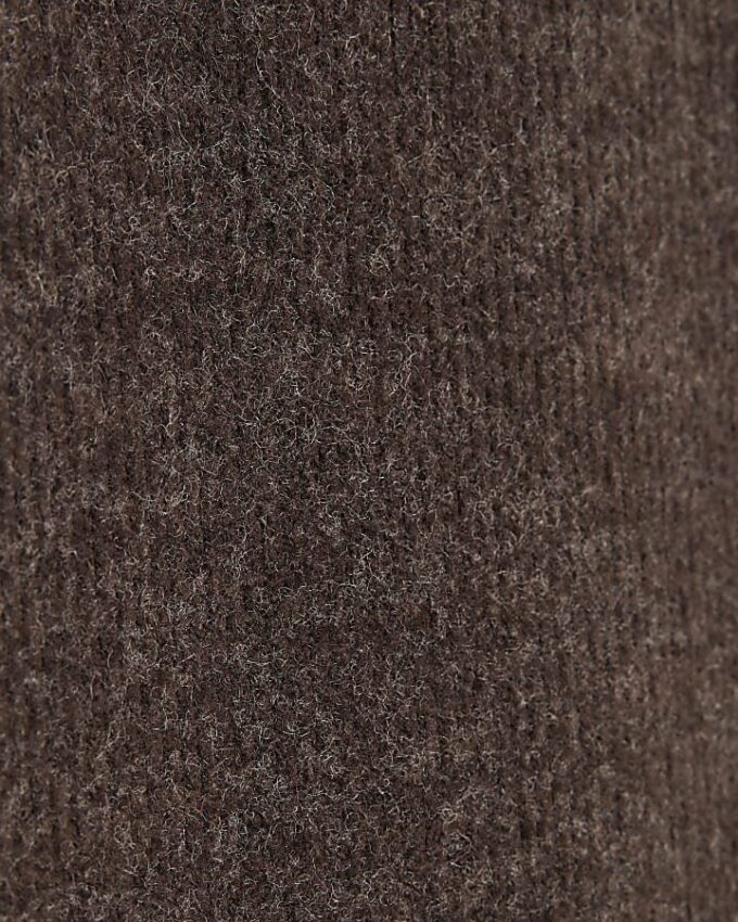 Brown Cosy Midi Skirt