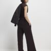 Brown Cosy Wide Leg Trousers