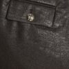 Brown Croc Print Pocket Detail Hotpant Shorts