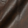 Brown Faux Leather Distressed Mini Skirt