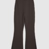 Brown Flared Trousers