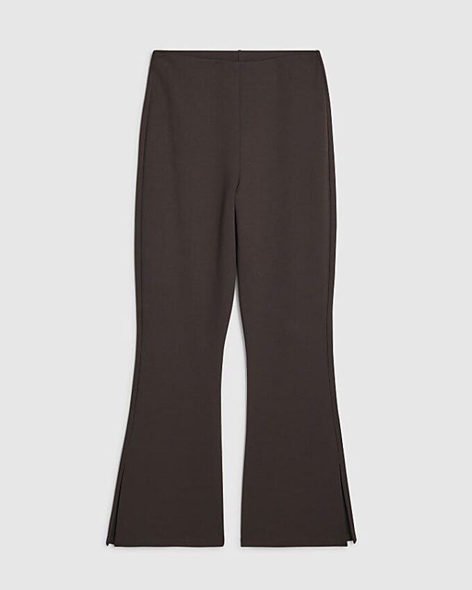 Brown Flared Trousers