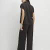 Brown Glitter Wide Leg Trousers