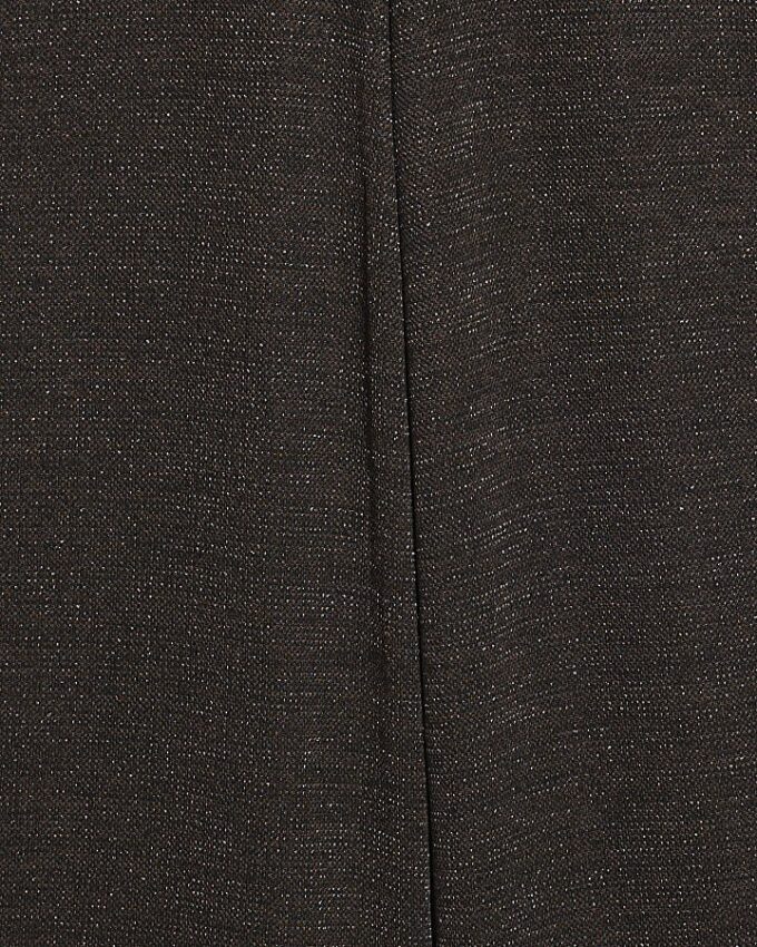 Brown Glitter Wide Leg Trousers