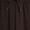 Brown High Waisted Premium Wide Leg Joggers