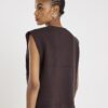 Brown Knitted Waistcoat