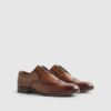 Brown Leather Brogue Shoes