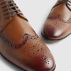 Brown Leather Brogue Shoes