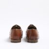 Brown Leather Derby Brogue Shoes