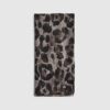 Brown Leopard Print Scarf