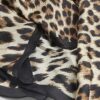 Brown Leopard Print Scarf