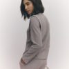 Brown Long Sleeve Whipstitch Sweatshirt