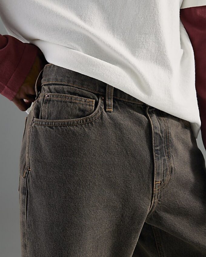 Brown Loose Fit Jeans