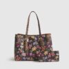 Brown Monogram Floral Wallet and Shopper bag