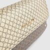 Brown Monogram Print Cross Body Bag