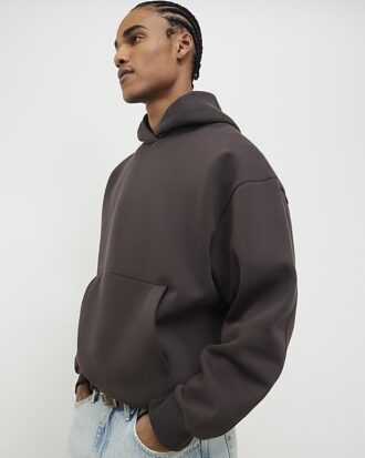 Brown Oversized Fit Hoodie