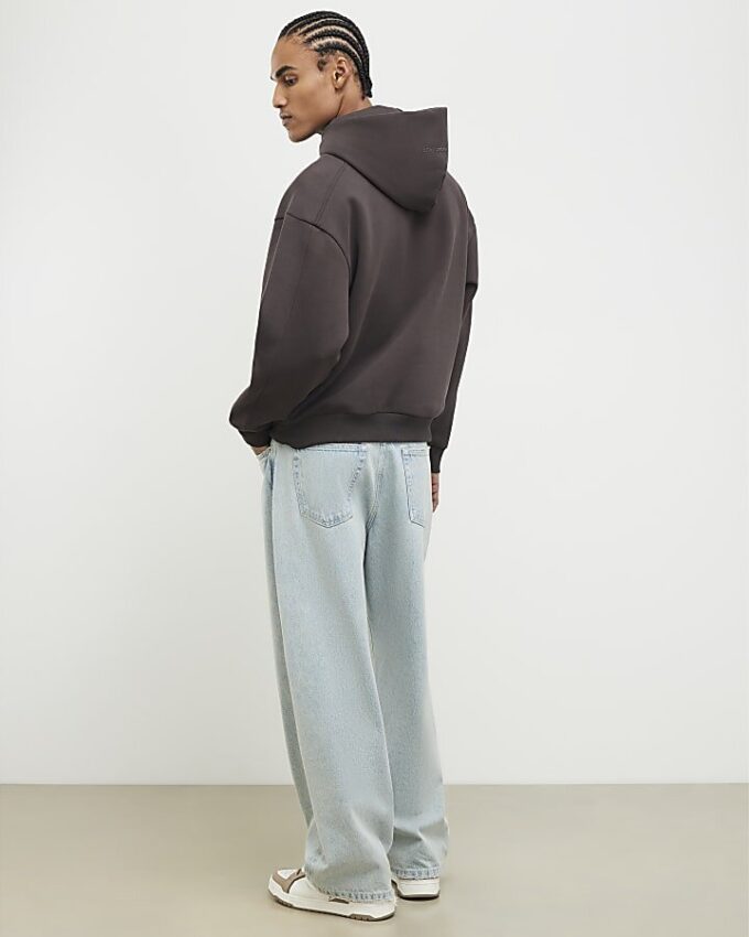 Brown Oversized Fit Hoodie