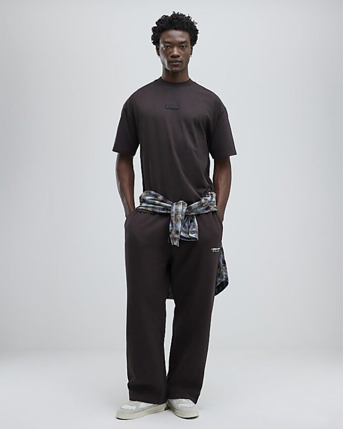 Brown Oversized Fit Luminis Studios T-Shirt