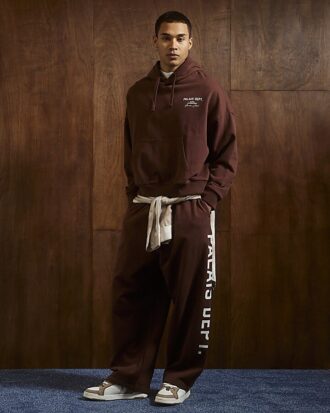 Brown Oversized Fit Palais Dept Hoodie