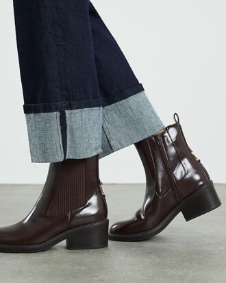 Brown patent Chelsea Boots Brown patent Chelsea Boots