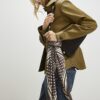 Brown Polka Dot Scarf