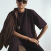 Brown Premium Short Sleeve Boxy T-shirt