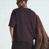 Brown Premium Short Sleeve Boxy T-shirt