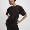 Brown Premium Short Sleeve Oversized T-shirt
