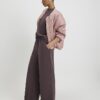 Brown Premium Wide Leg Joggers