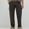 Brown Regular Fit Cargo Trousers