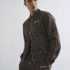 Brown Regular Fit Puppytooth Jacket