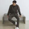 Brown Regular Fit Puppytooth Jacket