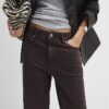 Brown Relaxed Straight Jeans