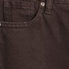 Brown Relaxed Straight Jeans