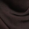 Brown Satin Cowl Neck Lace Trim Midi Dress
