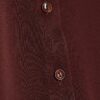 Brown Satin Long Sleeve Slim Fit Shirt