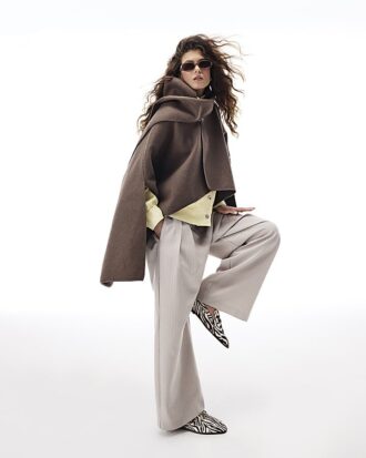 Brown Scarf Cape Brown Scarf Cape