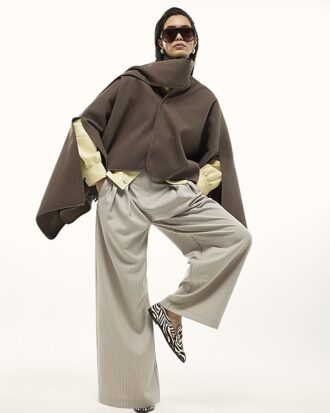 Brown Scarf Cape Brown Scarf Cape